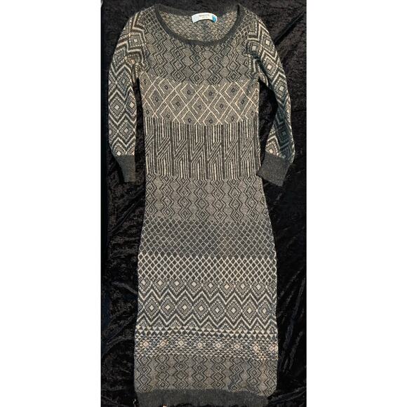 Sparrow Anthropologie Sweater Dress Small Wool Nordic - Picture 1 of 5